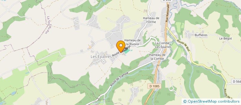 localisation de l'entreprise MONSIEUR DAMIEN BALAGUER  LES EPARRES