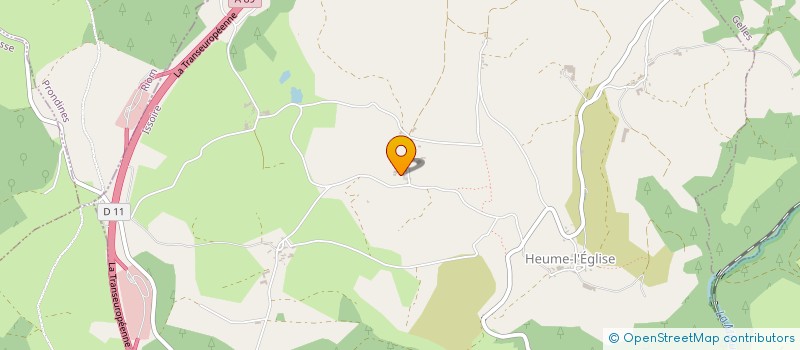 localisation de l'entreprise MONSIEUR DAMIEN BALLOT  HEUME-L EGLISE