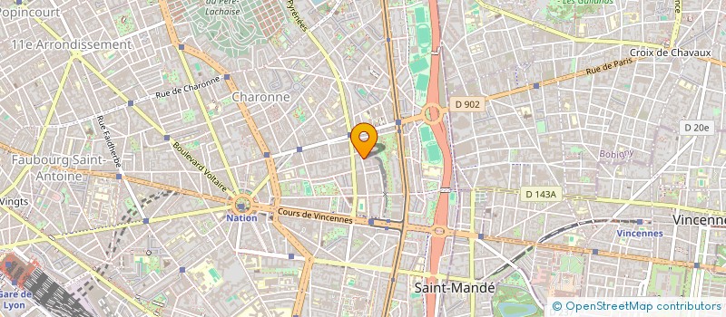 localisation de l'entreprise MONSIEUR DAMIEN BARBAZA  PARIS