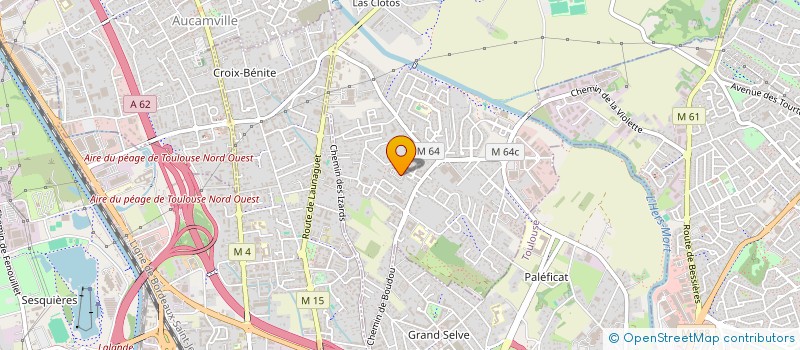 localisation de l'entreprise MONSIEUR DAMIEN BARBOSA  LAUNAGUET