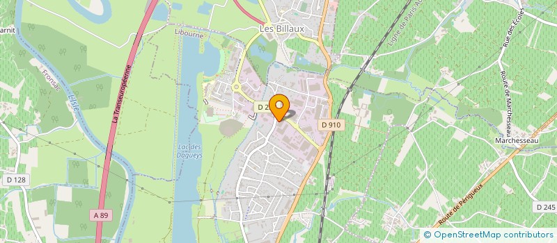 localisation de l'entreprise MONSIEUR DAMIEN BARCAT  LIBOURNE