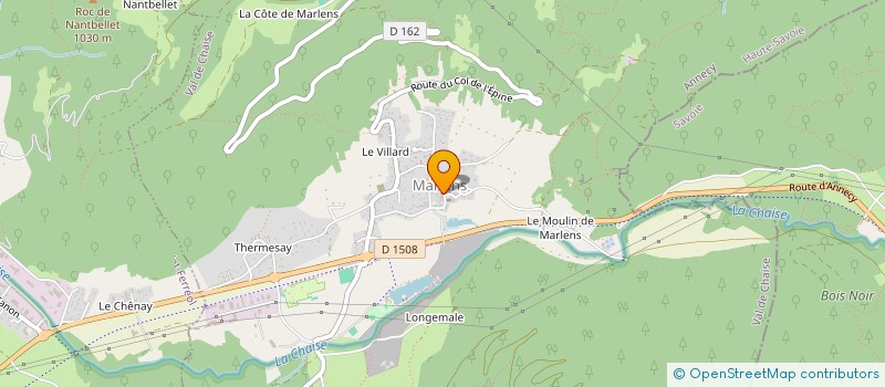 localisation de l'entreprise MONSIEUR DAMIEN BARDET-NEYRIN  VAL DE CHAISE