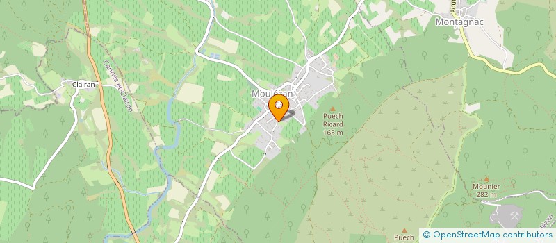 localisation de l'entreprise MONSIEUR DAMIEN BARDI  MOULEZAN