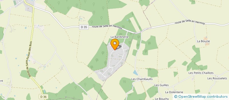 localisation de l'entreprise MONSIEUR DAMIEN BARGET  LA SELLE-EN-HERMOY