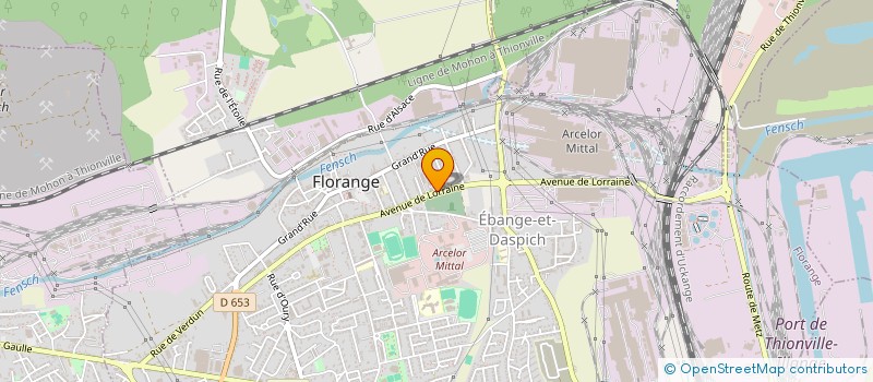 localisation de l'entreprise MONSIEUR DAMIEN BARICHELLO  FLORANGE