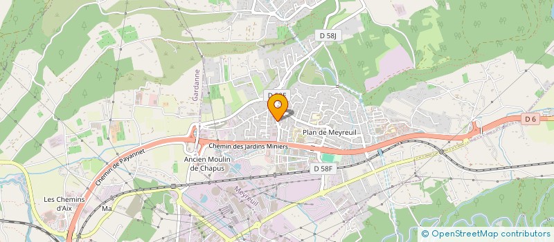 localisation de l'entreprise MONSIEUR DAMIEN BARRAL  MEYREUIL