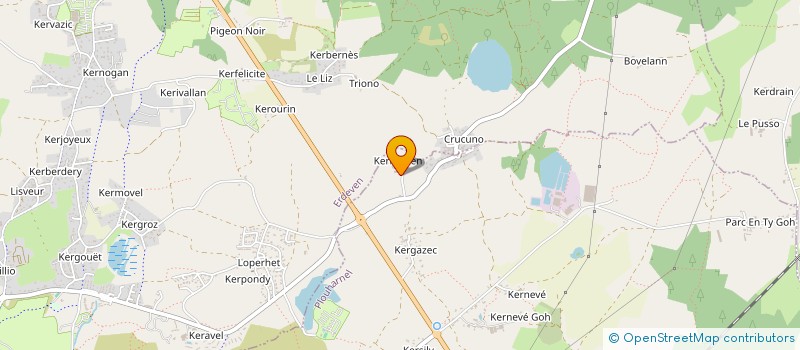 localisation de l'entreprise MONSIEUR DAMIEN BARRAULT  PLOUHARNEL