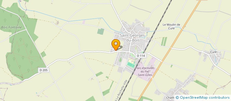 localisation de l'entreprise MONSIEUR DAMIEN BARRAULT  SAINT-GEORGES-DU-BOIS