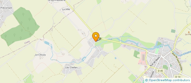 localisation de l'entreprise MONSIEUR DAMIEN BARRAULT  LEZAY