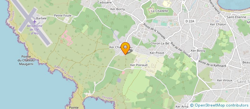 localisation de l'entreprise MONSIEUR DAMIEN BARRE  L'ILE-D'YEU