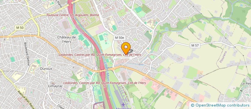 localisation de l'entreprise MONSIEUR DAMIEN BARTHE  BALMA