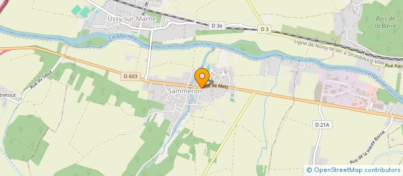 localisation de l'entreprise MONSIEUR DAMIEN BARTHELEMY  SAMMERON