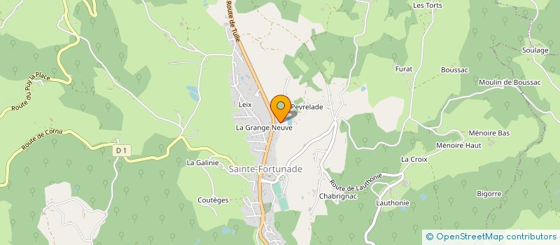 localisation de l'entreprise MONSIEUR DAMIEN BASPEYRE à SAINTE FORTUNADE