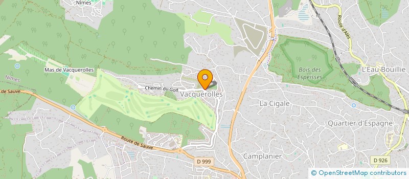 localisation de l'entreprise MONSIEUR DAMIEN BASSET--VALOT  NIMES