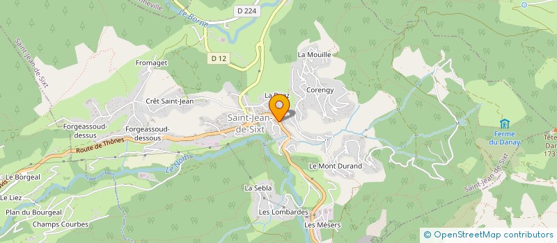 localisation de l'entreprise MONSIEUR DAMIEN BASTARD ROSSET à LE GRAND BORNAND