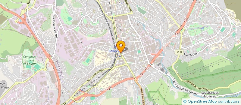 localisation de l'entreprise MONSIEUR DAMIEN BASTIANINI  SAINT-ETIENNE