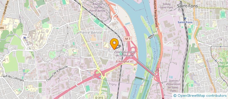 localisation de l'entreprise MONSIEUR DAMIEN BASTIANINI  OULLINS-PIERRE-BENITE