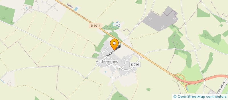 localisation de l'entreprise MONSIEUR DAMIEN BAUDRAS  AUTHEVERNES