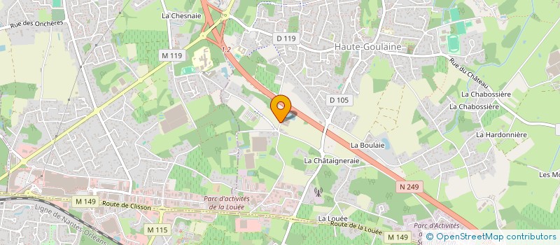 localisation de l'entreprise MONSIEUR DAMIEN BAUDY  HAUTE-GOULAINE