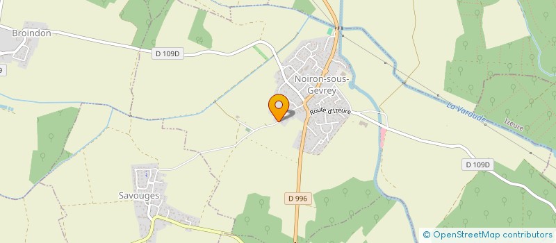 localisation de l'entreprise MONSIEUR DAMIEN BAUMONT  NOIRON-SOUS-GEVREY