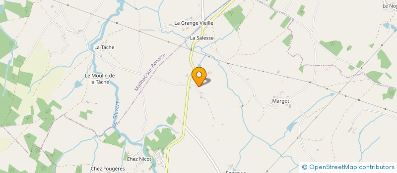 localisation de l'entreprise MONSIEUR DAMIEN BEAUBERT à ARNAC-LA-POSTE