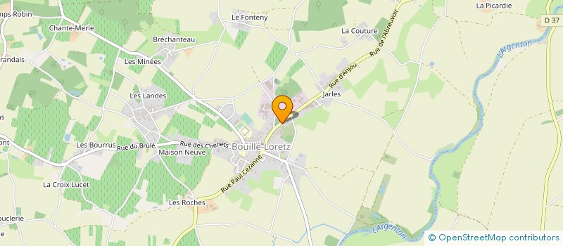 localisation de l'entreprise MONSIEUR DAMIEN BEAUMIER  LORETZ-D'ARGENTON