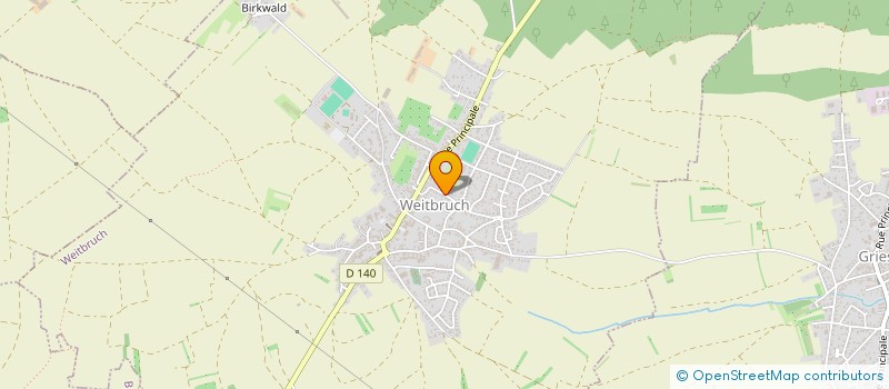 localisation de l'entreprise MONSIEUR DAMIEN BECKER  WEITBRUCH