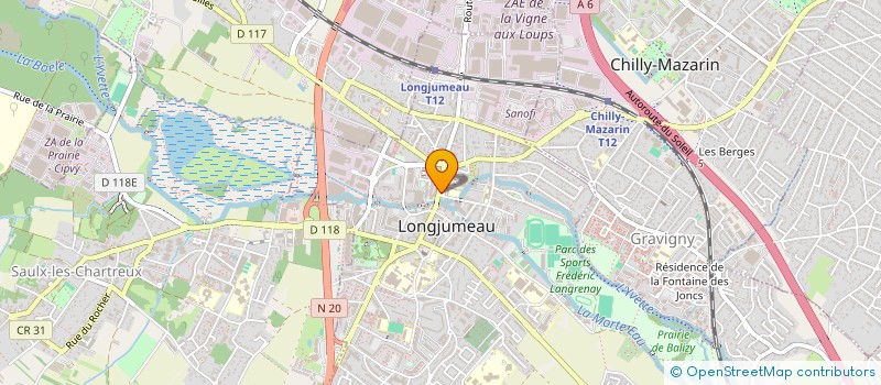 localisation de l'entreprise MONSIEUR DAMIEN BEDIN à LONGJUMEAU