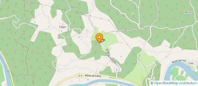 localisation de l'entreprise MONSIEUR DAMIEN BEERNAERD  LUZECH