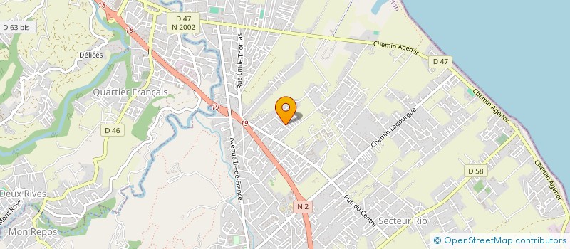 localisation de l'entreprise MONSIEUR DAMIEN BEGUE  SAINT-ANDRE