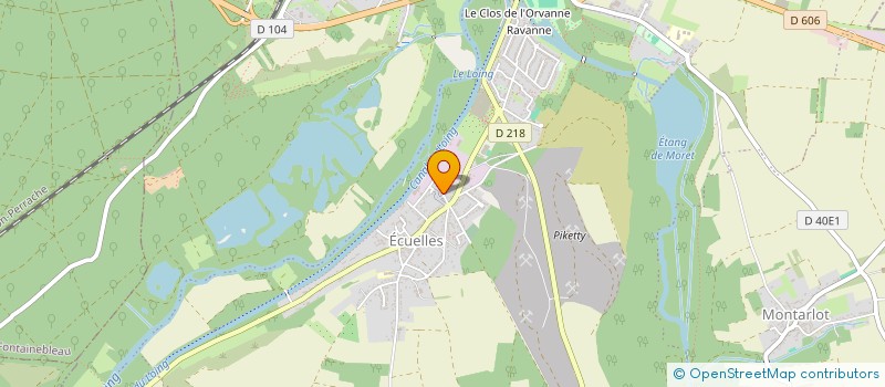 localisation de l'entreprise MONSIEUR DAMIEN BELIGNE  MORET-LOING-ET-ORVANNE