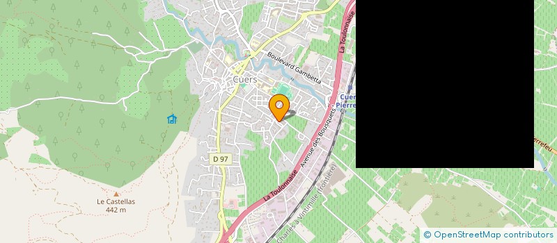 localisation de l'entreprise MONSIEUR DAMIEN BELKHITER  CUERS