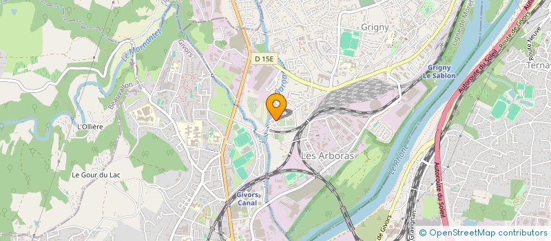 localisation de l'entreprise MONSIEUR DAMIEN BELON  BERTIGNAT