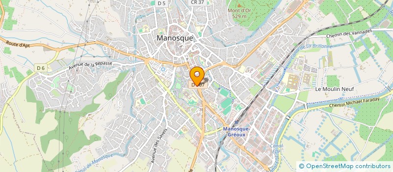 localisation de l'entreprise MONSIEUR DAMIEN BELTRITTI à MANOSQUE