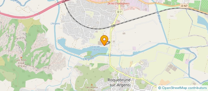 localisation de l'entreprise MONSIEUR DAMIEN BEN AHMED  ROQUEBRUNE-SUR-ARGENS