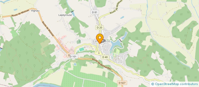 localisation de l'entreprise MONSIEUR DAMIEN BENAC à LAFRANCAISE