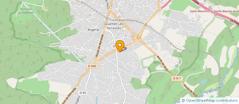 localisation de l'entreprise MONSIEUR DAMIEN BENARD à SAINT-MAXIMIN-LA-SAINTE-BAUME