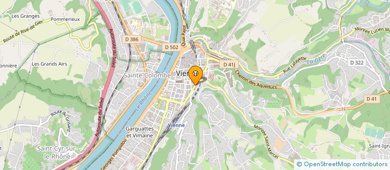 localisation de l'entreprise MONSIEUR DAMIEN BENEDETTI à VIENNE