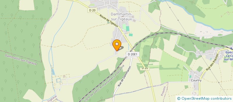 localisation de l'entreprise MONSIEUR DAMIEN BENOIST  COMBS-LA-VILLE