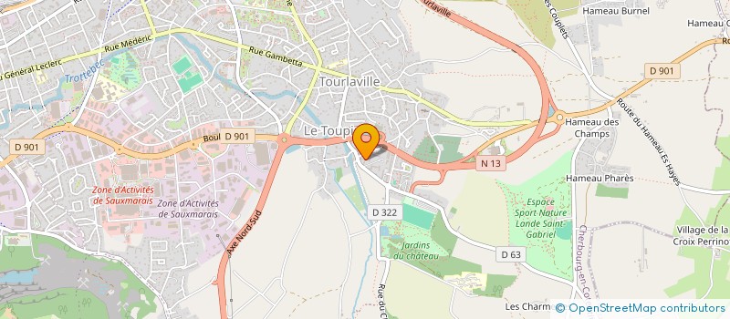 localisation de l'entreprise MONSIEUR DAMIEN BENOIT  CHERBOURG-EN-COTENTIN