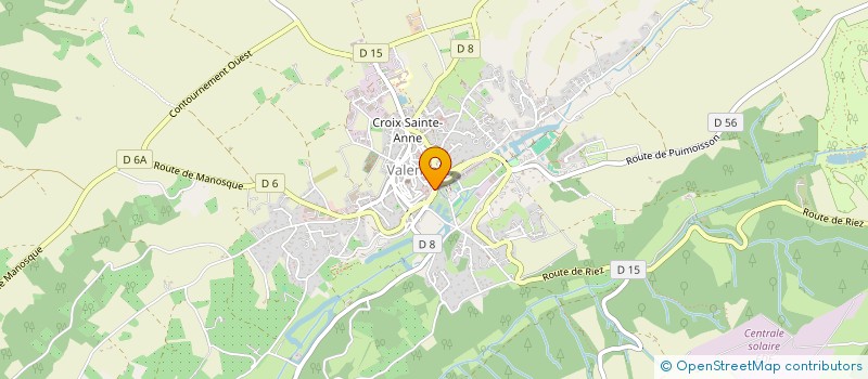 localisation de l'entreprise MONSIEUR DAMIEN BERENGER à VALENSOLE