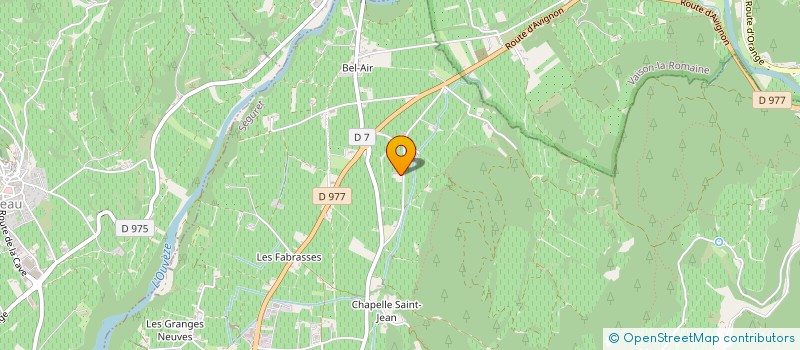 localisation de l'entreprise MONSIEUR DAMIEN BERNARD  VAISON-LA-ROMAINE