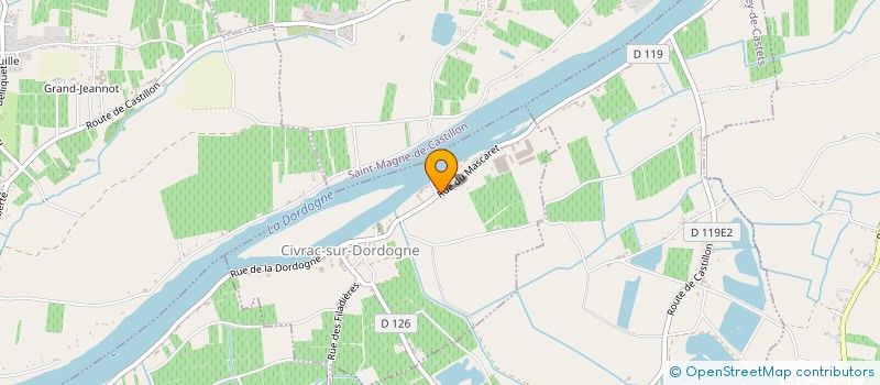 localisation de l'entreprise MONSIEUR DAMIEN BERNARD  CIVRAC-SUR-DORDOGNE