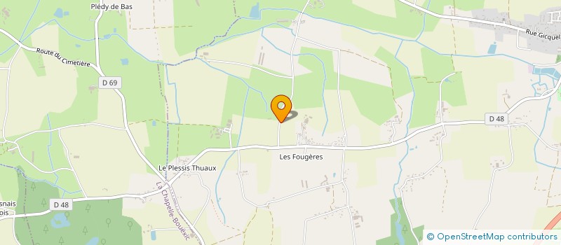 localisation de l'entreprise MONSIEUR DAMIEN BERTHELOT  GOVEN