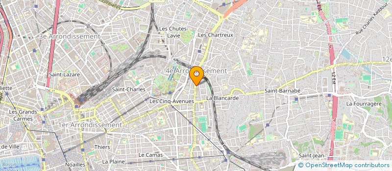 localisation de l'entreprise MONSIEUR DAMIEN BERTHIER à MARSEILLE