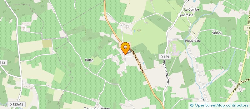 localisation de l'entreprise MONSIEUR DAMIEN BERTHOMIEU  SAUVETERRE-DE-GUYENNE