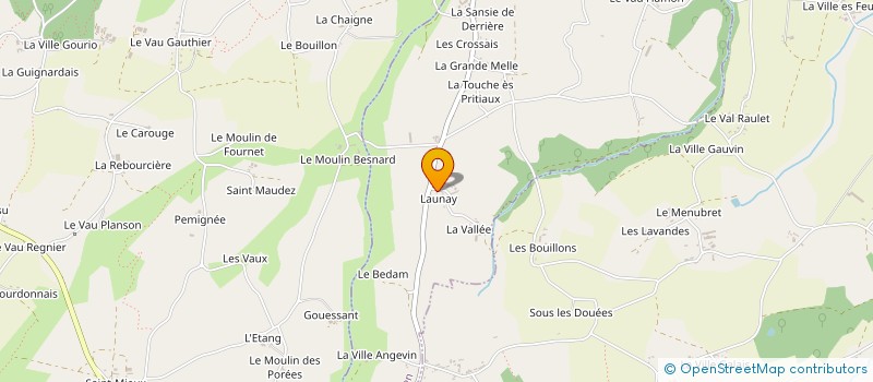 localisation de l'entreprise MONSIEUR DAMIEN BESNARD  SAINT-GLEN