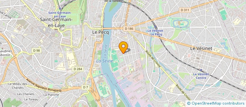 localisation de l'entreprise MONSIEUR DAMIEN BETOULIERES  LE PECQ