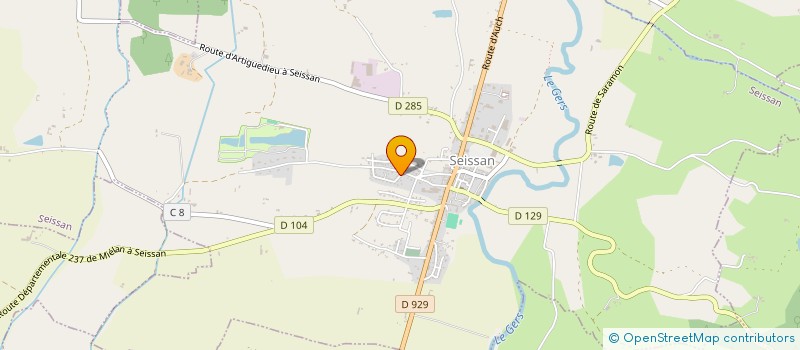 localisation de l'entreprise MONSIEUR DAMIEN BETOUS  SEISSAN