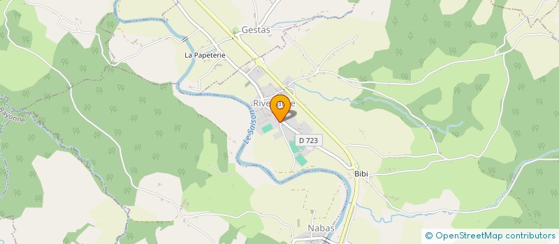 localisation de l'entreprise MONSIEUR DAMIEN BEZARD  RIVEHAUTE